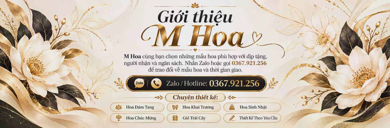 Ảnh bìa Shop hoa tươi Xã Tân Định Khánh Hoà - Tư vấn mẫu hoa hợp ngân sách
